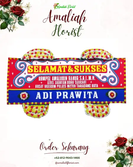 Papan Bunga Ucapan Selamat Pesagen